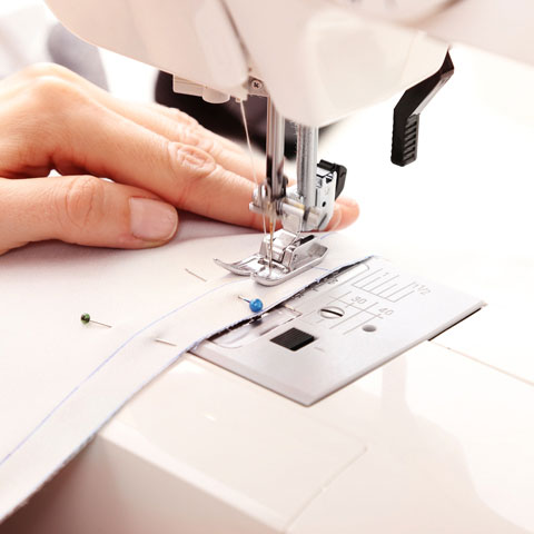 Sewing-with-a-sewing-machine