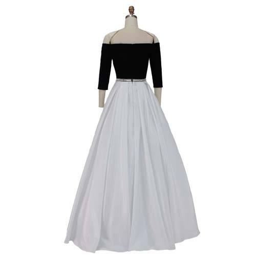 simple black party dress